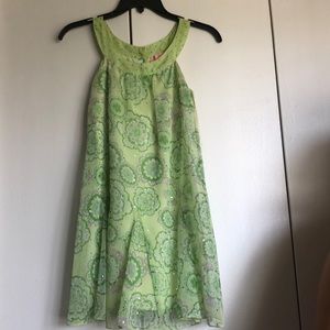 Lime kids dress